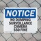 Signmission No Dumping Surveillance Camera $50 Fine OSHA Notice Sign, Plastic, 10in W x 7in L, 2PK OS-2PACK-NS-P-710-L-14498 - alternate 4